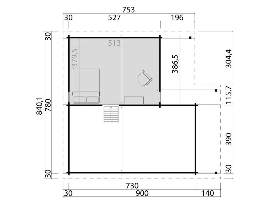 Ferienhaus Modell Ganges 70 Platin