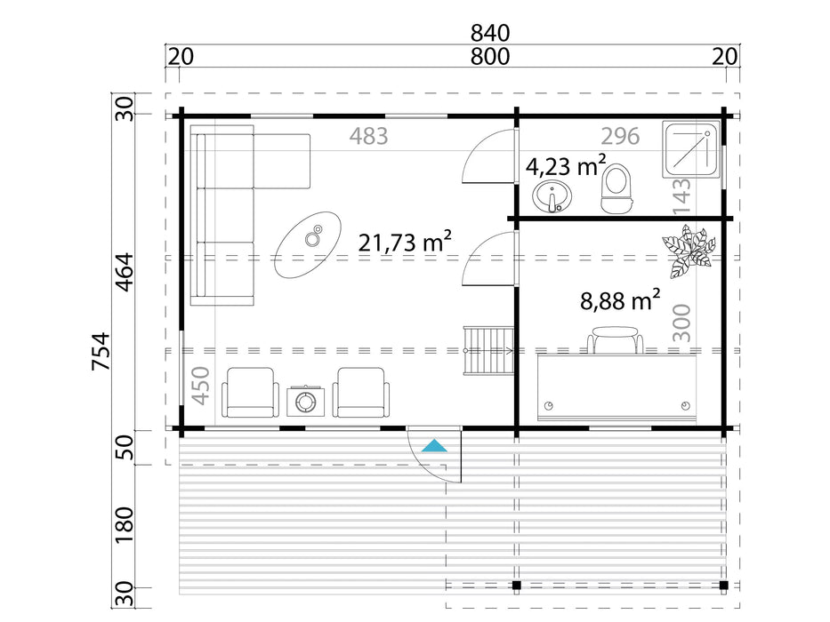 Ferienhaus Modell Eufrat 70