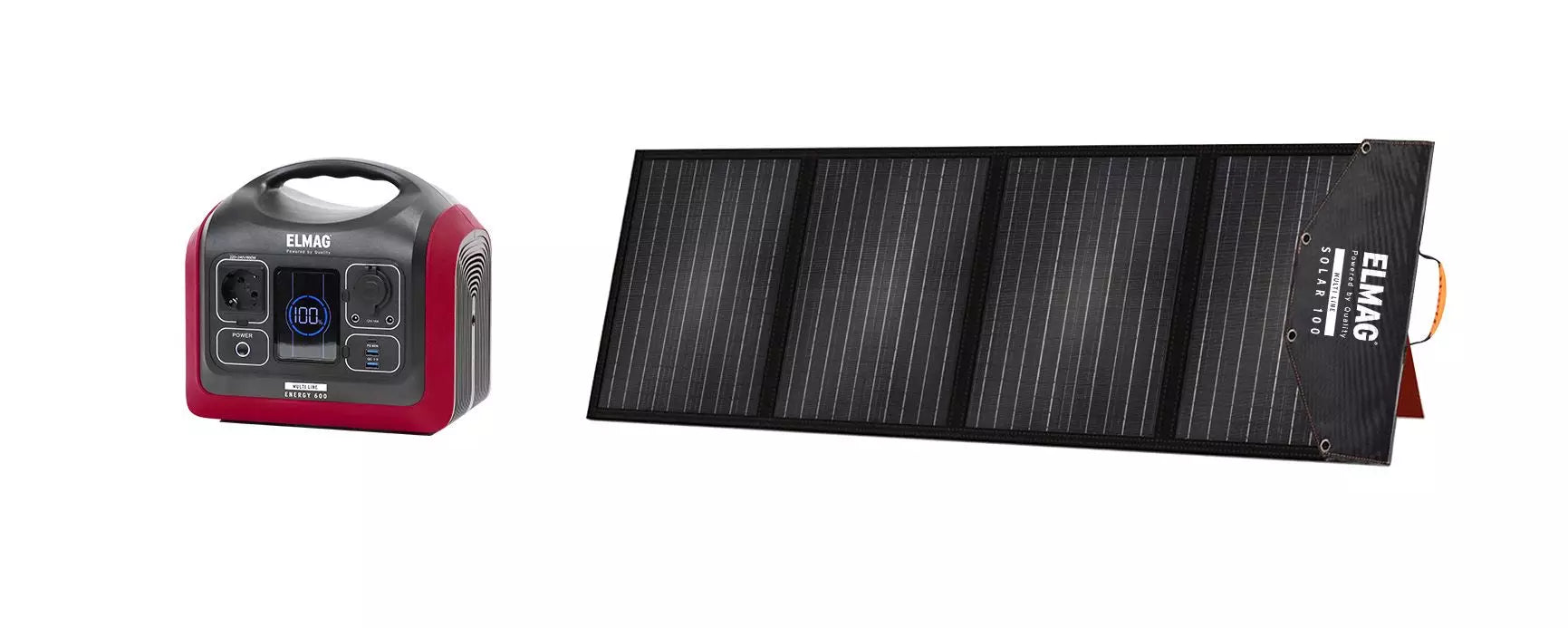 Tragbares Solargenerator-Set ENERGY 600 + SOLAR 100