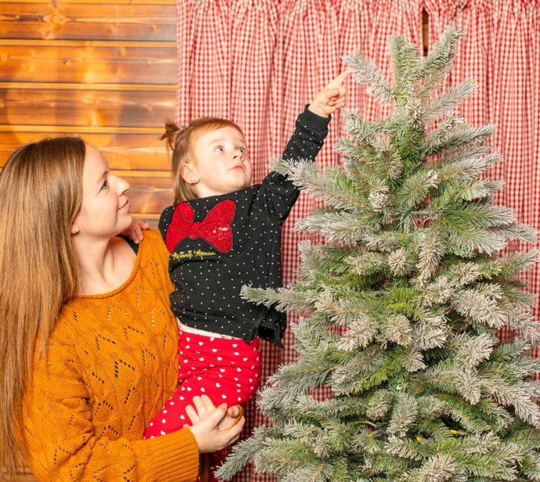 Künstlicher Weihnachtsbaum Frost Fichte | Weiß | 180 cm