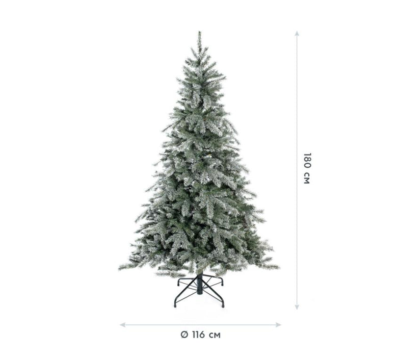 Künstlicher Weihnachtsbaum Frost Fichte | Weiß | 180 cm