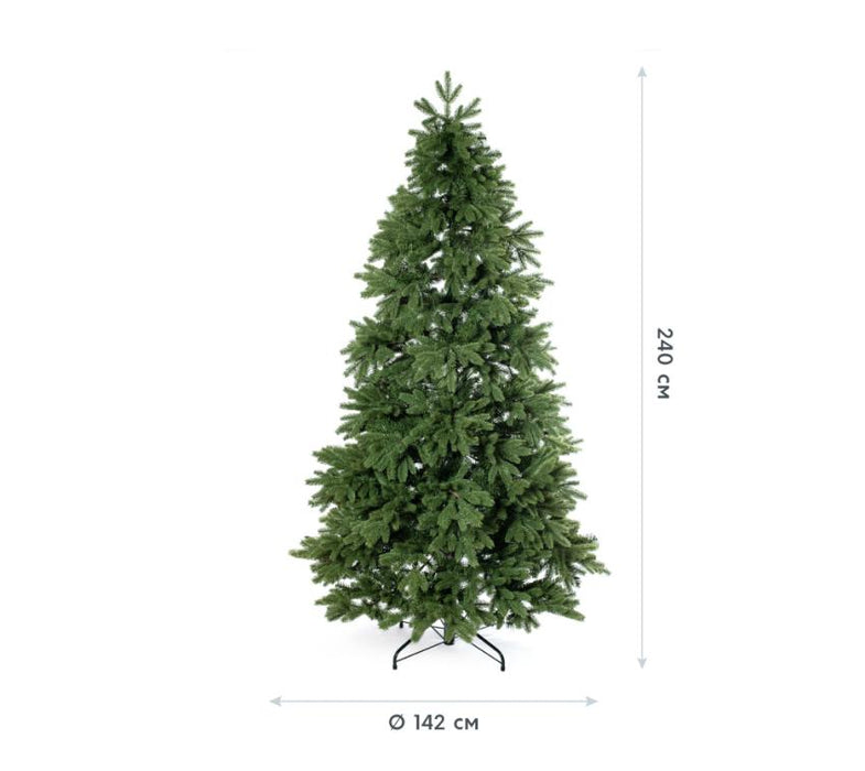 Künstlicher Weihnachtsbaum Roswell Kiefer | Grün | 240 cm