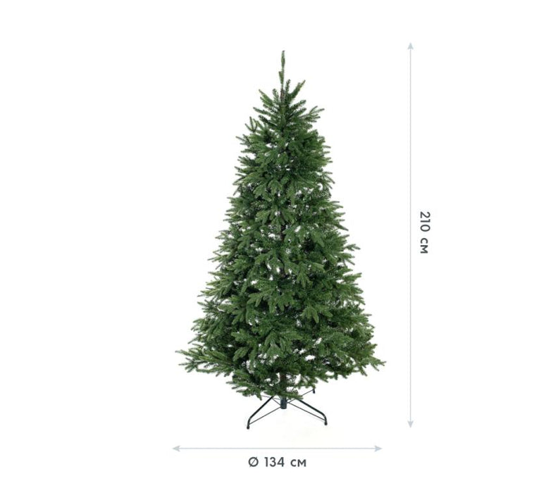 Künstlicher Weihnachtsbaum Sherwood Fichte | Grün | 210 cm