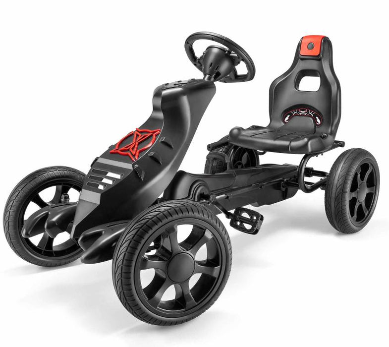 Go-Kart Venom | Schwarz | 114x62x62 cm