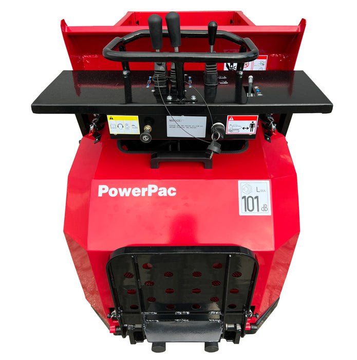 PowerPac lánctalpas dömper háromutas billenős RC1200DS-3SK típusú benzin