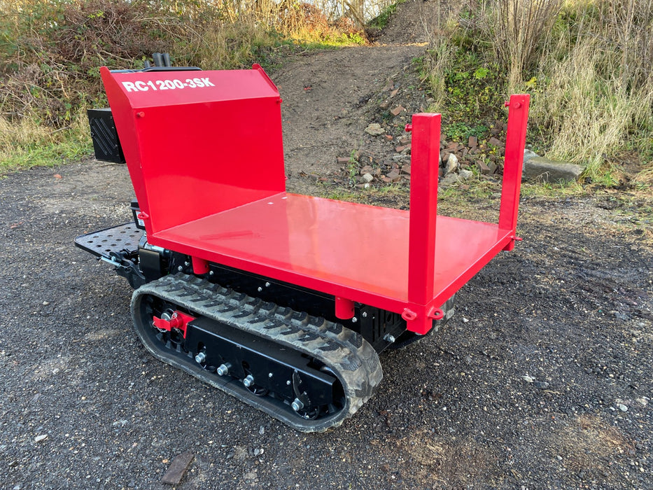 PowerPac Raupen-Dumper Dreiseitenkipper Typ RC1200DS-3SK Diesel