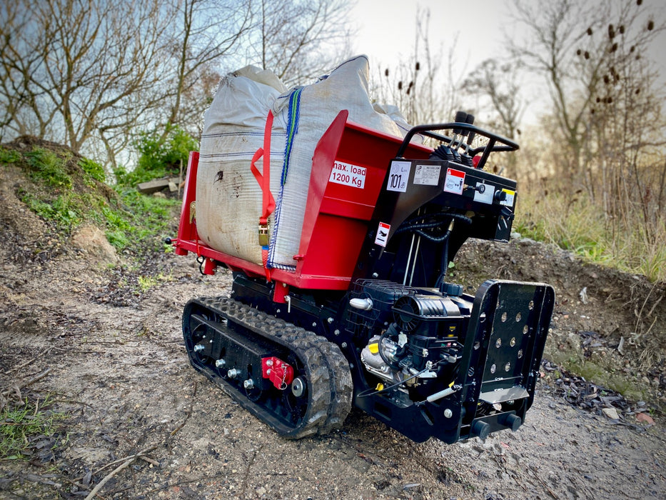 PowerPac Raupen-Dumper Dreiseitenkipper Typ RC1200DS-3SK Diesel