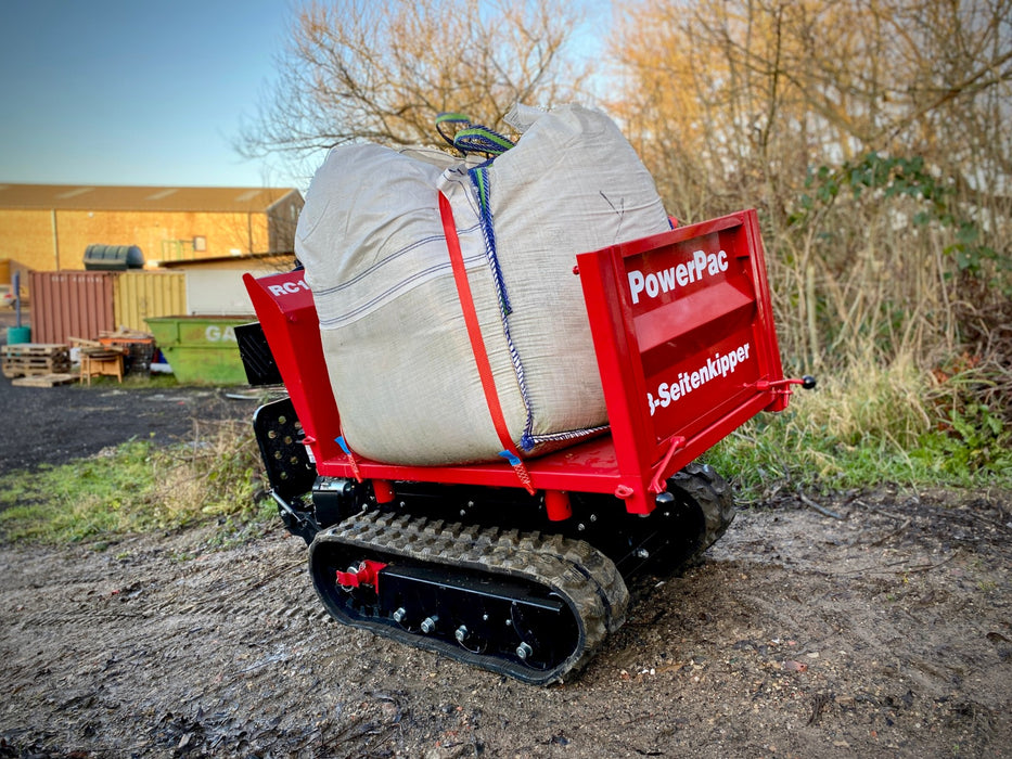 PowerPac Raupen-Dumper Dreiseitenkipper Typ RC1200DS-3SK Benzin