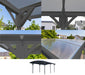 Aluminium Runddach Carport Stockholm grau 576x300 cm - werkzeugprofi24.at