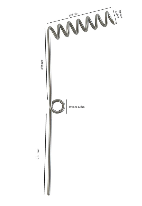 Grillspießhalter Edelstahl 4 Stk. - werkzeugprofi24.at