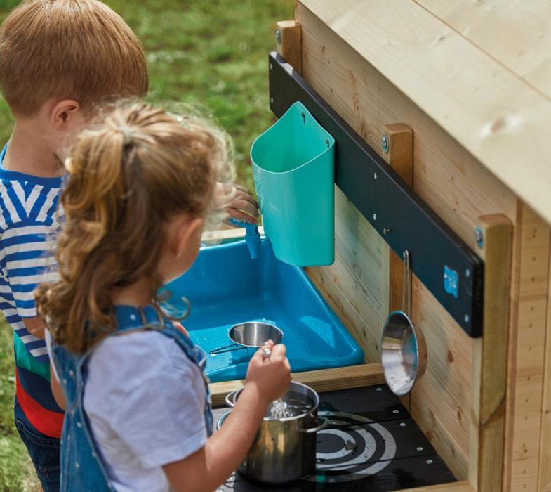 Holz Anbau Matschküche Kinderküche Deluxe natur - werkzeugprofi24.at