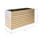 Holz Hochbeet Asket XL | Natur | 160x70x90 cm - werkzeugprofi24.at