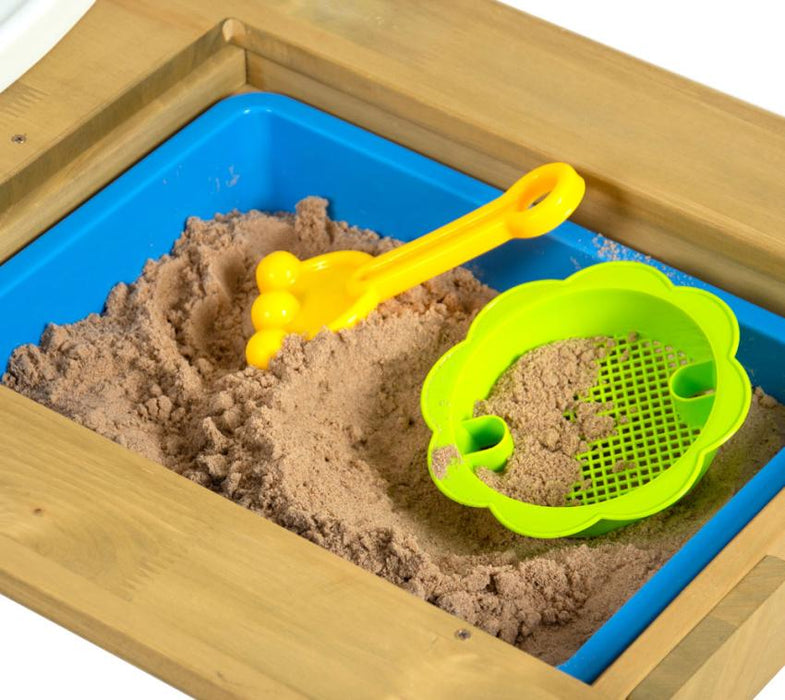 Holz Kinder Picknicktisch Spieltisch inkl. Waschbecken natur - werkzeugprofi24.at