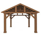 Holz Pavillon Yukon 14x12 natur 366x427x330 cm - werkzeugprofi24.at