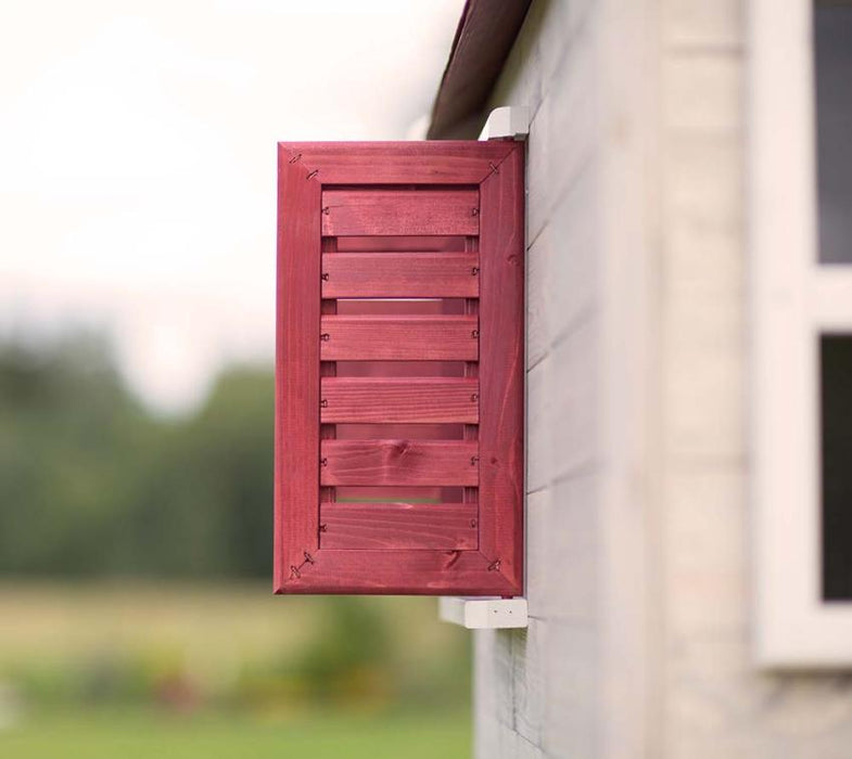 Holz Spielhaus Fuchs rot - werkzeugprofi24.at