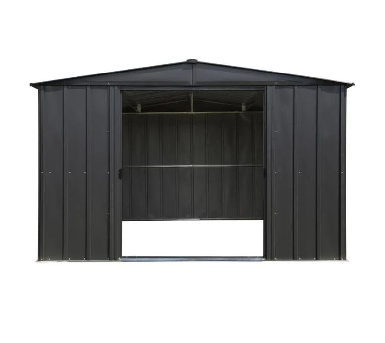 Metall Gerätehaus 10x12 grau 313x370x198 cm - werkzeugprofi24.at