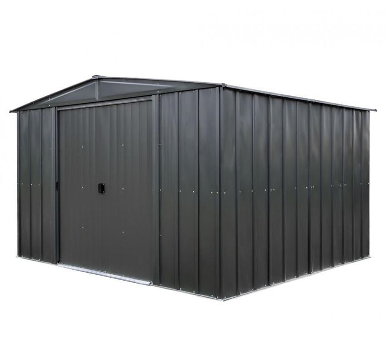 Metall Gerätehaus 10x8 schwarz 313x242x209 cm - werkzeugprofi24.at