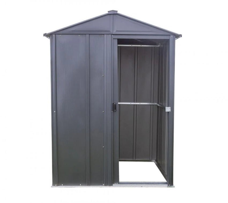 Metall Gerätehaus 5x4 grau 151x122x198 cm - werkzeugprofi24.at