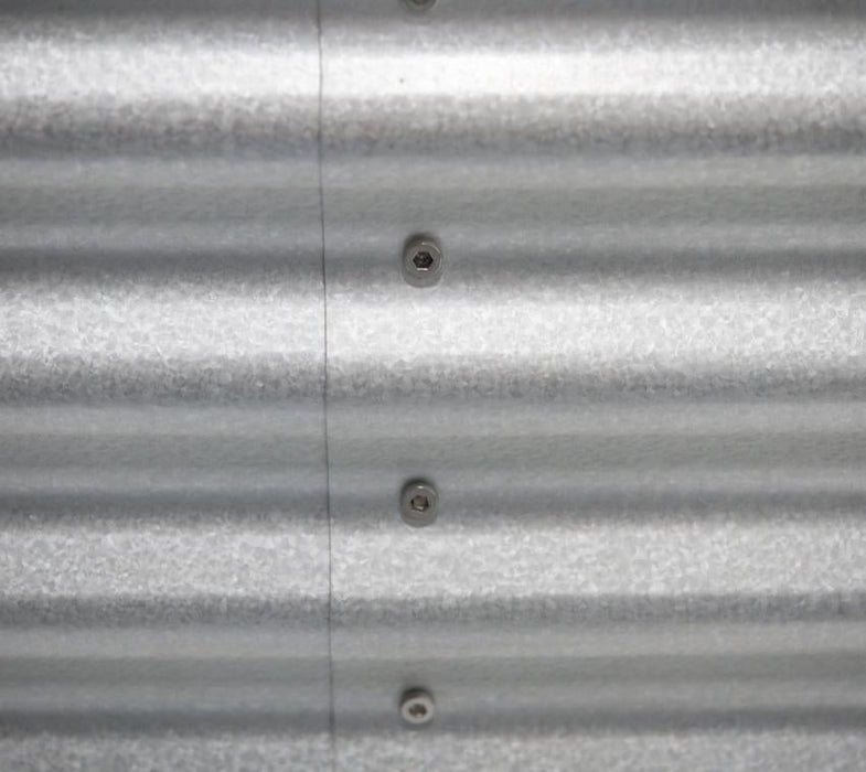 Metall Hochbeet Grow Faster | Silber | 240x80x82 cm - werkzeugprofi24.at