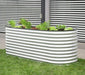 Metall Hochbeet Grow Faster | Silber | 240x80x82 cm - werkzeugprofi24.at