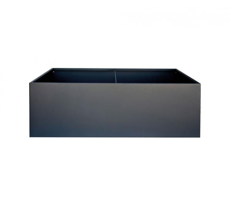 Metall Pflanzkübel Cube | Anthrazit | 150x100x50 cm - werkzeugprofi24.at