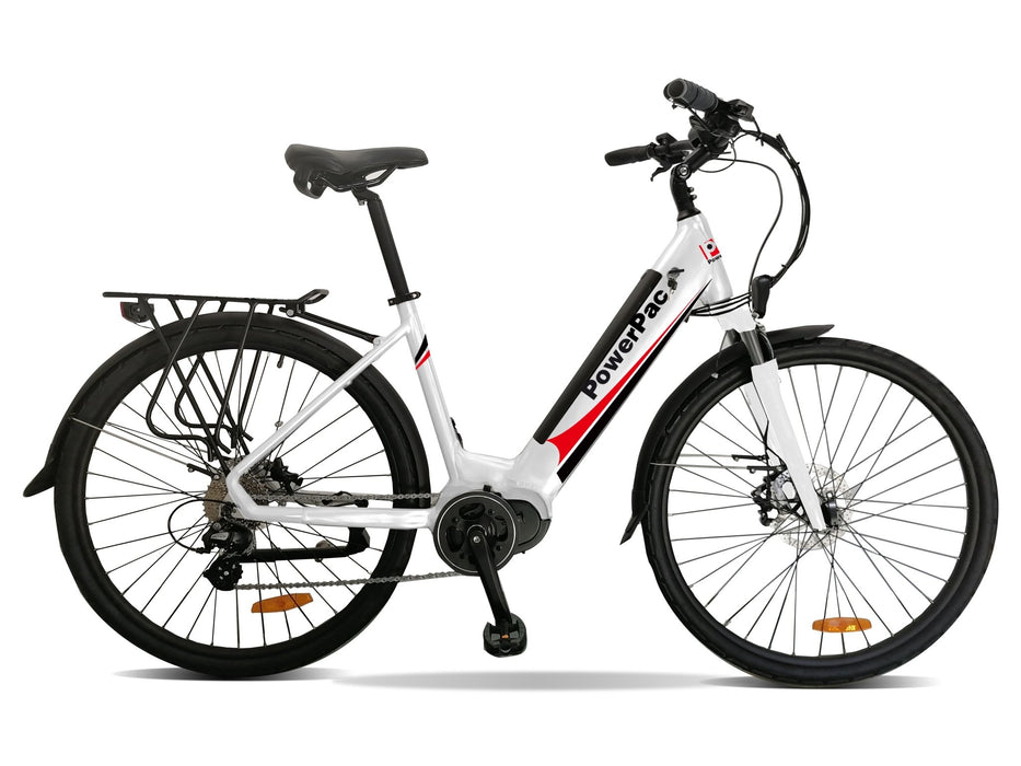 PowerPac Elektrofahrrad Mittelmotor Citybike 700C 28" Modell 2022. - werkzeugprofi24.at