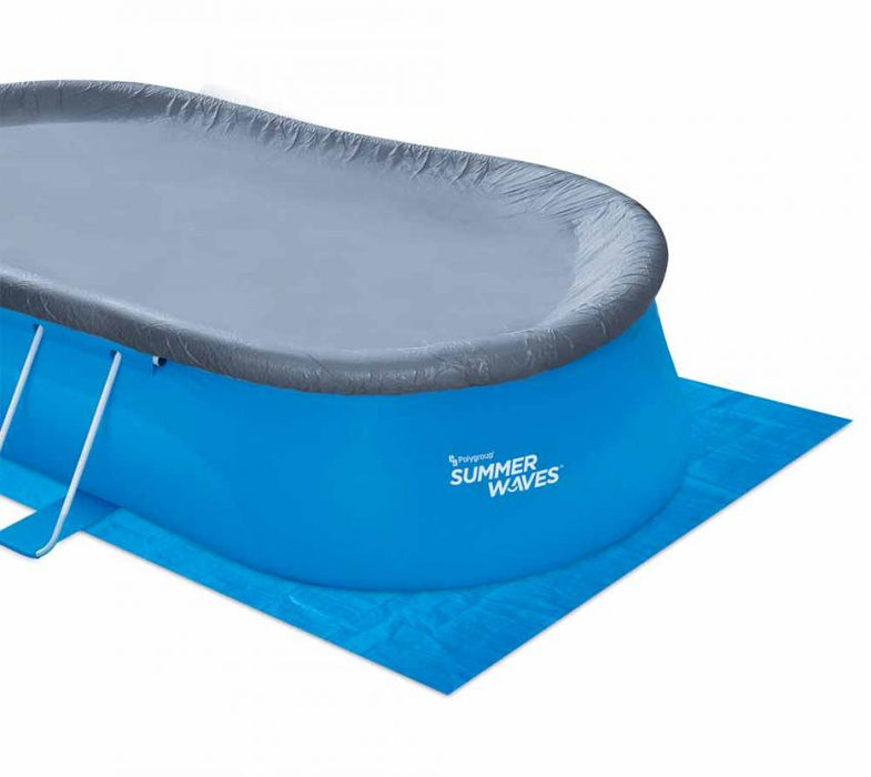 Quick Set Pool blau oval 457x305x107 cm - werkzeugprofi24.at