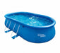 Quick Set Pool blau oval 549x305x107 cm - werkzeugprofi24.at