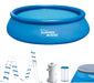 Quick Set Pool inkl. Zubehör blau rund Ø 457x107 cm - werkzeugprofi24.at