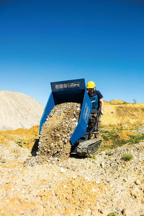 Raupen-Dumper 500 kg inkl. Kettenantrieb & hydraulischer Kippeinrichtung - werkzeugprofi24.at