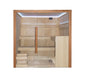 Sauna Royal Deluxe braun 201x208x206 cm - werkzeugprofi24.at