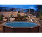 Schwimmbad Holzpool Bali Ø355x116 cm Basic Set - werkzeugprofi24.at