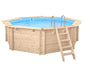 Schwimmbad Holzpool Bali Ø440x136 cm Basic Set - werkzeugprofi24.at