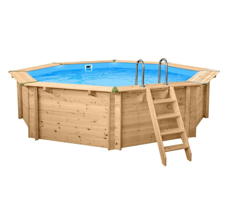 Schwimmbad Holzpool Bali Ø530 cm Basic Set - werkzeugprofi24.at