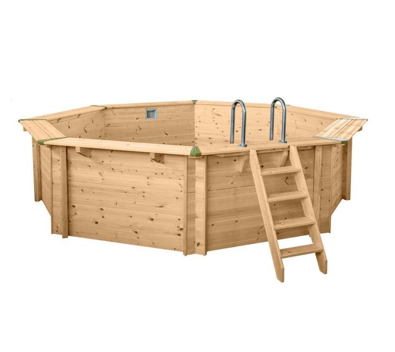 Schwimmbad Holzpool Bali Ø530 cm Basic Set - werkzeugprofi24.at