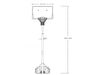 Stahl Basketballkorb Texas schwarz 228-304 cm - werkzeugprofi24.at