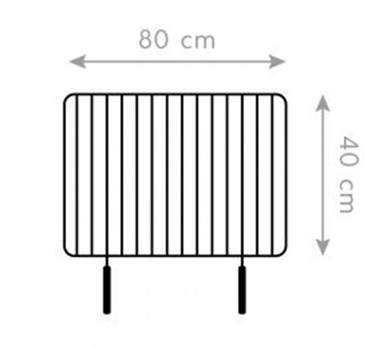 Stahl Grill Gartenkamin Feuerstelle rost 41x90x160 cm - werkzeugprofi24.at