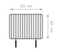 Stahl Grill Gartenkamin Feuerstelle rost 41x90x160 cm - werkzeugprofi24.at