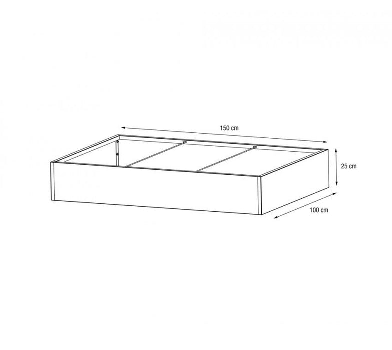 Stahl Hochbeet Pflanzkübel Cube anthrazit 150x100x25 cm - werkzeugprofi24.at