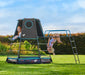 Stahl Klettergerüst Spielturm Explorer schwarz 306x208x201 cm - werkzeugprofi24.at