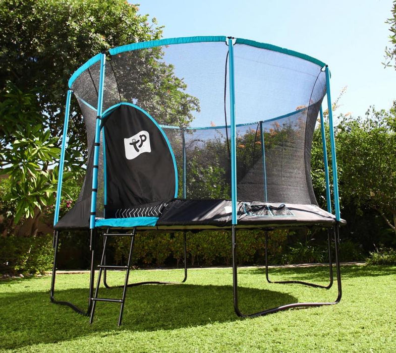 Stahl Trampolin Genius inkl. Sicherheitsnetz schwarz Ø 366 cm - werkzeugprofi24.at