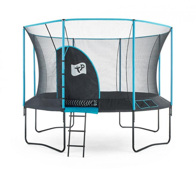 Stahl Trampolin Genius inkl. Sicherheitsnetz schwarz Ø 366 cm - werkzeugprofi24.at