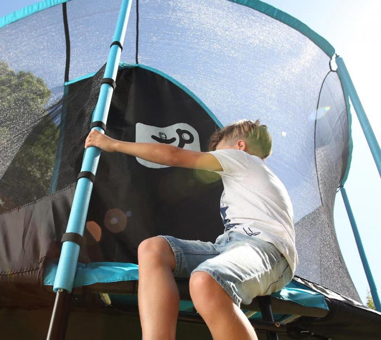 Stahl Trampolin Genius inkl. Sicherheitsnetz schwarz Ø 366 cm - werkzeugprofi24.at