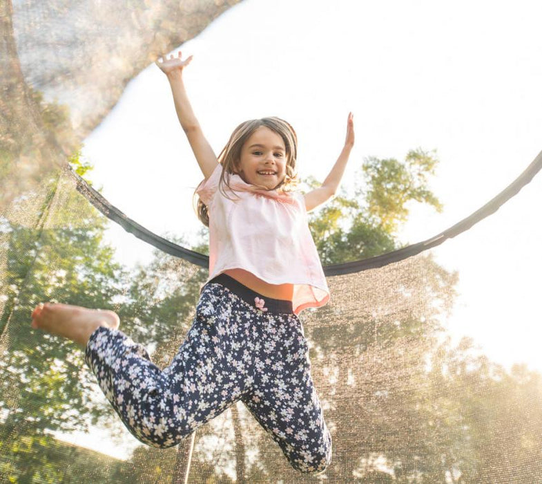 Stahl Trampolin inkl. Sicherheitsnetz blau Ø 305 cm - werkzeugprofi24.at