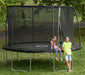 Stahl Trampolin inkl. Sicherheitsnetz schwarz Ø 366 cm - werkzeugprofi24.at