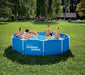 Stahlrahmen Aufstellpool Active Frame blau rund Ø 366x76 cm - werkzeugprofi24.at