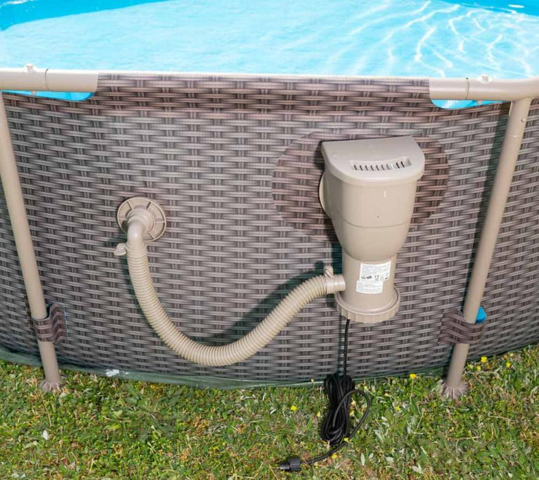 Stahlrahmen Aufstellpool Active Frame braun rund Ø 305x76 cm - werkzeugprofi24.at